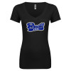 Thumbnail image for  Next Level Womens Black Ideal V Tee