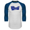 Thumbnail image for  White/Royal Raglan Baseball T Shirt