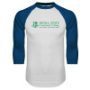 Thumbnail image for  White/Royal Raglan Baseball T Shirt