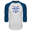 Thumbnail image for  White/Royal Raglan Baseball T Shirt