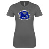 Thumbnail image for  Next Level Womens Charcoal Boyfriend Tee