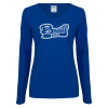 Thumbnail image for  Womens Royal Long Sleeve V Neck Tee 