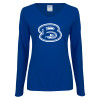 Thumbnail image for  Womens Royal Long Sleeve V Neck Tee 