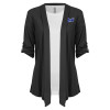 Thumbnail image for  Womens Grey Drape Front Cardigan Sweater