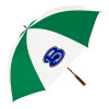 Thumbnail image for  64 Inch Kelly Green/White Umbrella