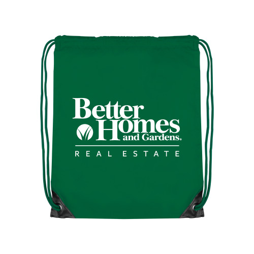 Kelly Green Drawstring Backpack-Core Logo