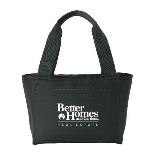 Insulated Black Lunch Tote-Core Logo