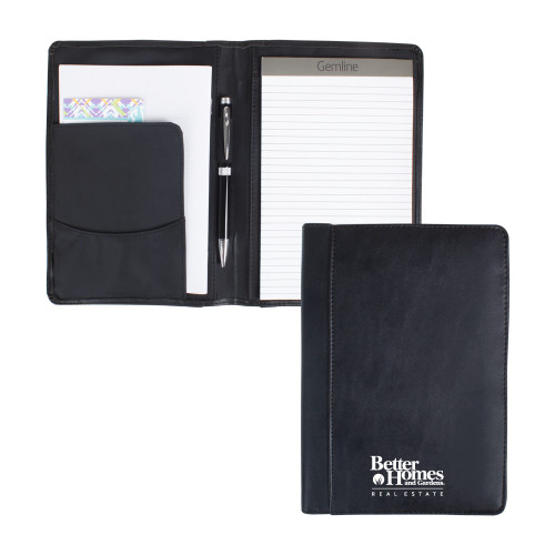 Wall Street Black Junior Writing Pad-Core Logo