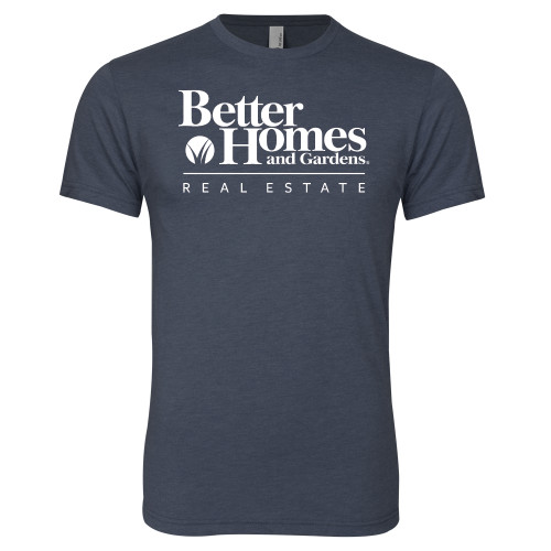 Next Level Navy Triblend Tee-Core Logo