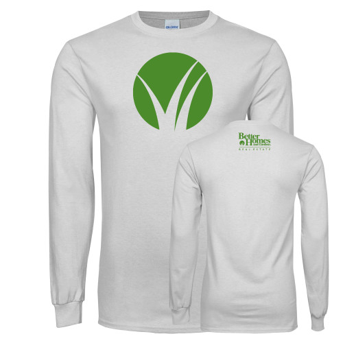 White Long Sleeve T Shirt-Bug