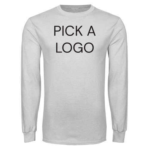 White Long Sleeve T Shirt-Blank for M Tools Setup