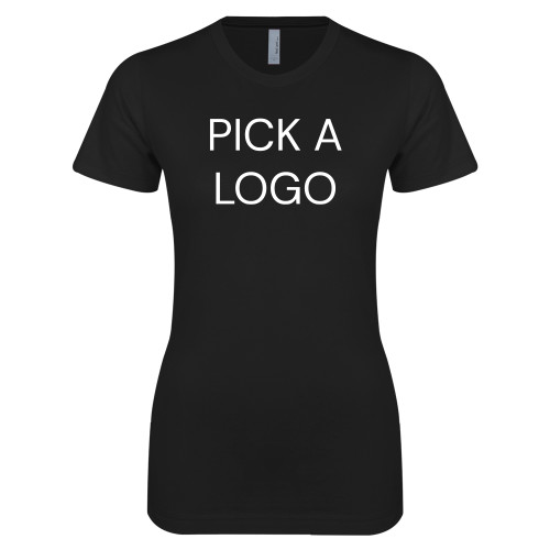 Next Level Womens Black Boyfriend Tee-Blank for M Tools Setup
