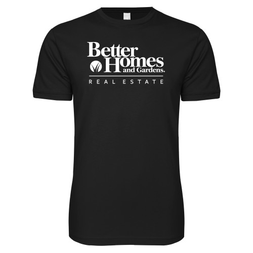 Next Level Black SoftStyle T Shirt-Core Logo