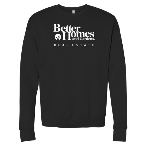 Bella + Canvas Black Fleece Crew-Core Logo
