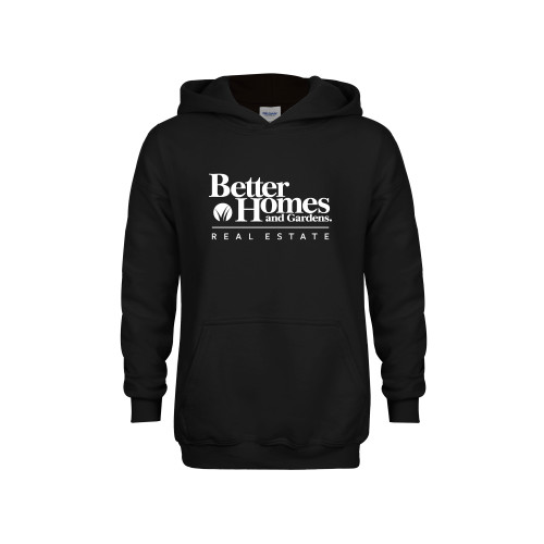 Youth Black Fleece Hoodie-Core Logo