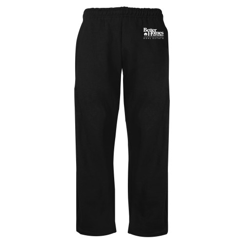 Black Fleece Open Bottom Pant-Core Logo