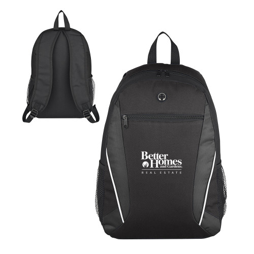 Homerun Black Computer Backpack-Core Logo