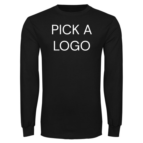 Black Long Sleeve T Shirt-Blank for M Tools Setup