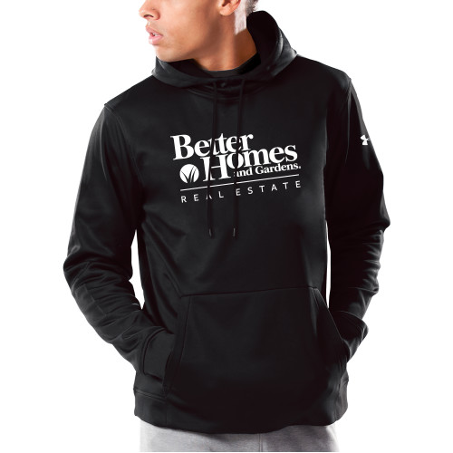 Under Armour Black Armour Fleece Hoodie-Core Logo