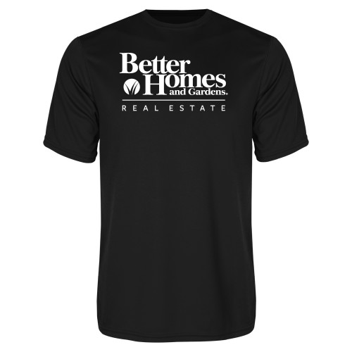 Black Performance Tee-Core Logo