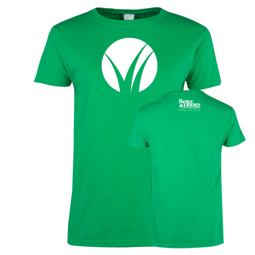 Womens Kelly Green Short Sleeve Tee-Bug