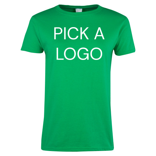 Womens Kelly Green Short Sleeve Tee-Blank for M Tools Setup