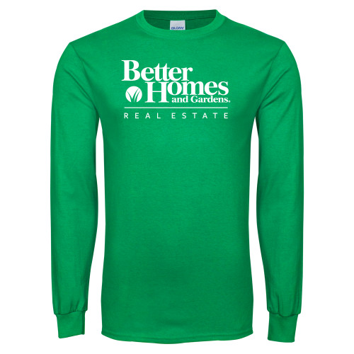 Kelly Green Long Sleeve T Shirt-Core Logo