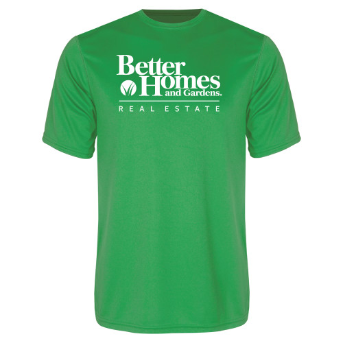 Kelly Green Performance Tee-Core Logo