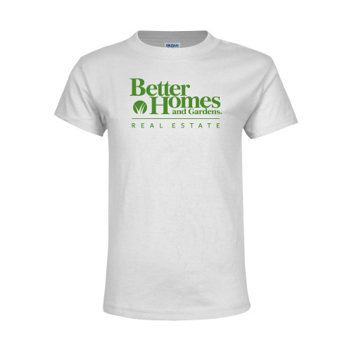 Youth White T Shirt-Core Logo