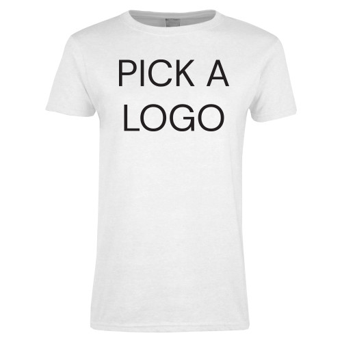 Womens White Short Sleeve Tee-Blank for M Tools Setup