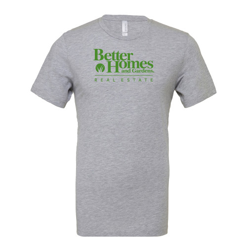 Bella + Canvas Heather Grey CVC T Shirt-Core Logo