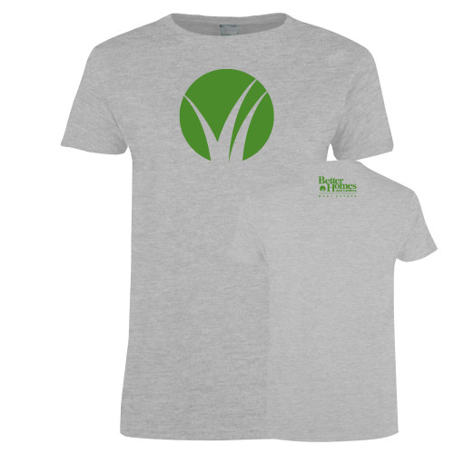 Womens Grey Short Sleeve Tee-Bug
