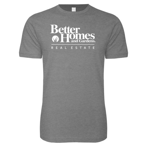 Next Level Heather Grey SoftStyle T Shirt-Core Logo