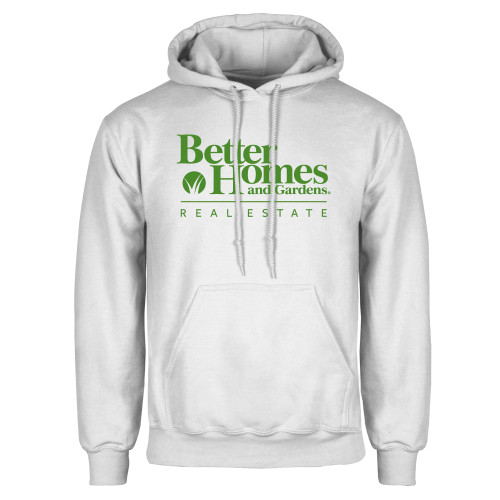 White Fleece Hoodie-Core Logo