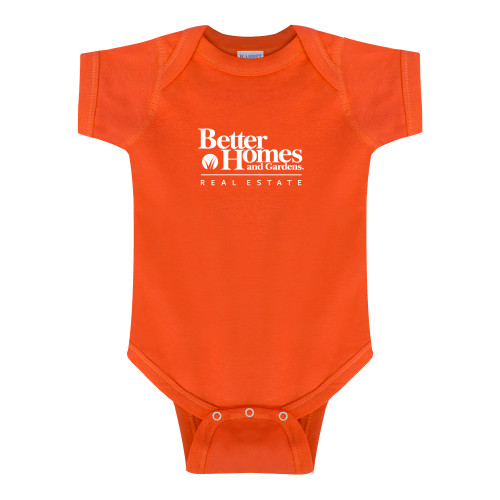 Orange Infant Onesie-Core Logo