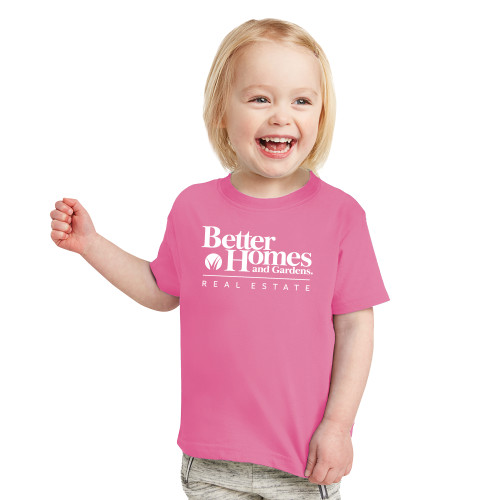 Toddler Fuchsia T Shirt-Core Logo