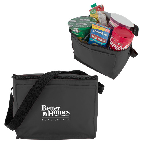 Six Pack Grey Cooler-Core Logo