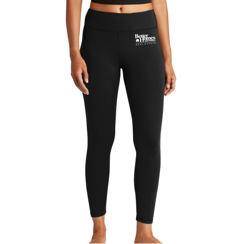 Womens Black Performance Legging-Core Logo