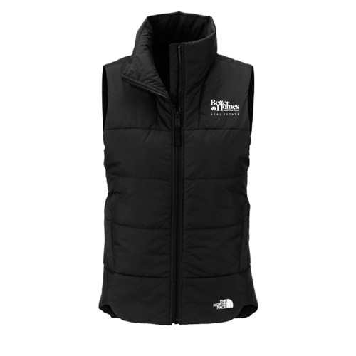 The North Face Womens Black Everyday Insulated Vest-Core Logo