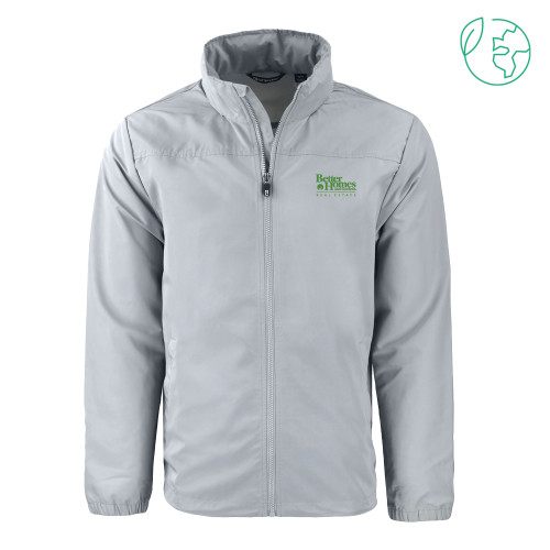 C&B Grey Charter Eco Recycled Full Zip Jacket-Core Logo