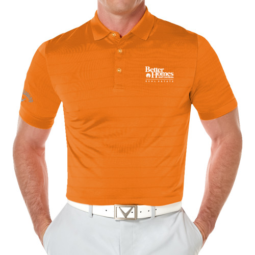 Callaway Orange Opti Vent Polo-Core Logo