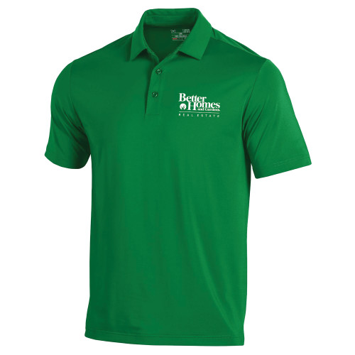 Under Armour Kelly Green T2 Performance Polo-Core Logo