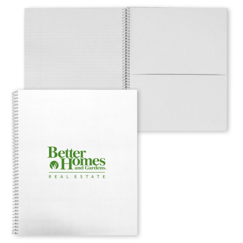 College Spiral Notebook w/Clear Coil-Core Logo