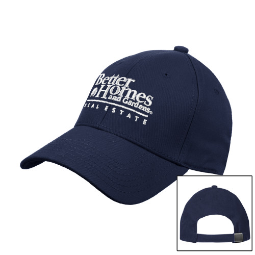 Navy Structured Adjustable Pro Style Hat-Core Logo