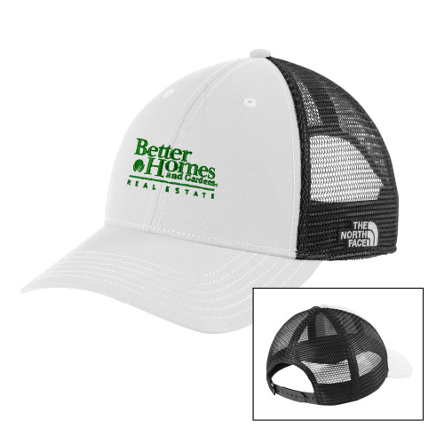 The North Face Vintage White/Grey Ultimate Trucker Hat-Core Logo