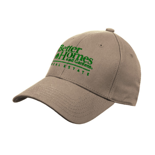Khaki Structured Adjustable Pro Style Hat-Core Logo