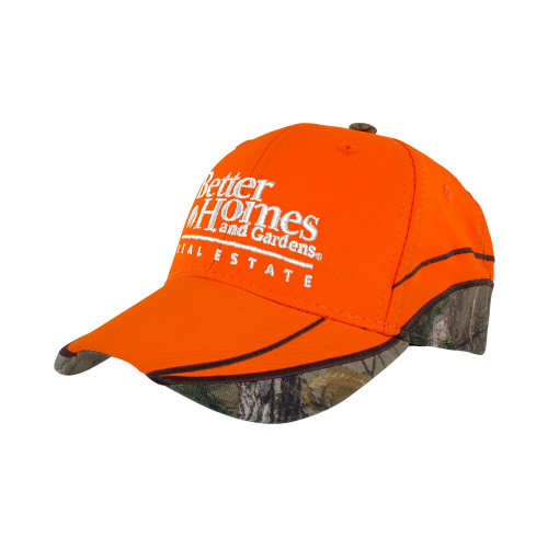 Realtree Xtra Orange Blaze Structured Adjustable Hat-Core Logo