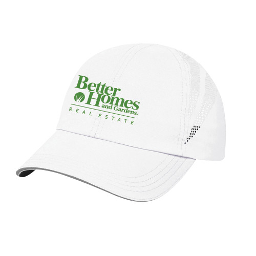 White Performance Cap-Core Logo