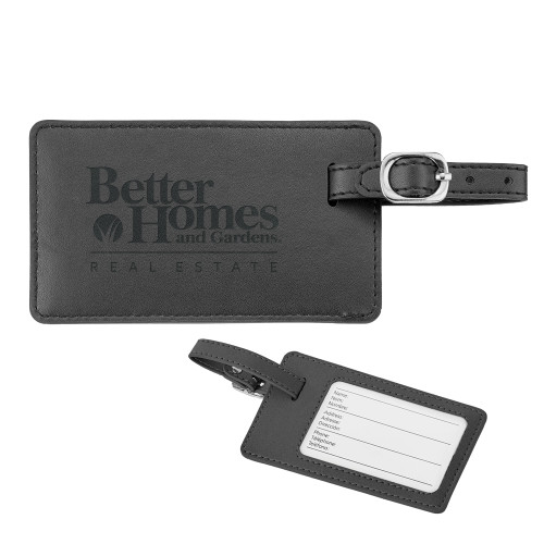 Neoskin Black Luggage Tag-Core Logo Engraved