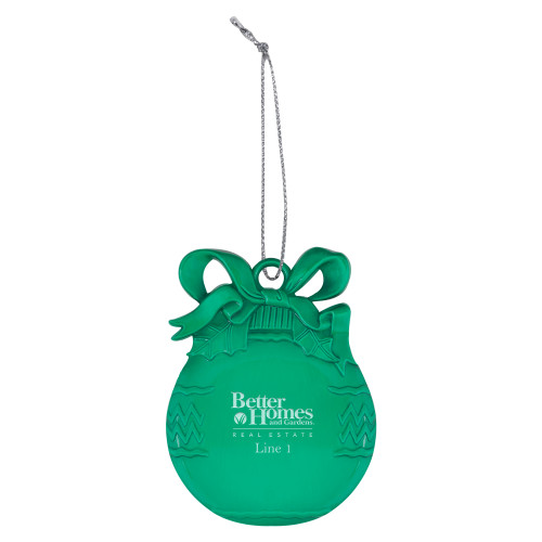 Green Bulb Ornament-Core Logo Engraved